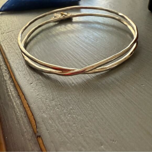 Silpada 925 Sterling Silver Bangle & Gold Tone Charms Bracelet NEW - Picture 7 of 9